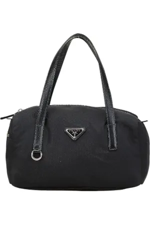 Prada Pre-owned, Kobieta, Czarny, ONE SIZE, Skóra, Pre-owned Skórzane torebki