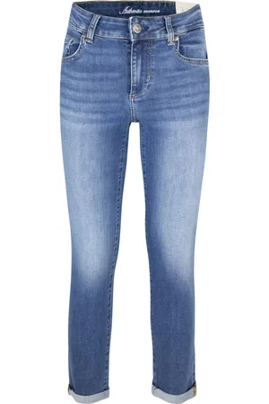 Liu Jo Jeansy, Kobieta, Niebieski, W29, Bawełna, Niebieskie Dżinsy Skinny Cropped