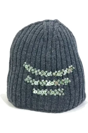 Prada Pre-owned, Kobieta, Szary, ONE SIZE, Wełna, Pre-owned Wool hats