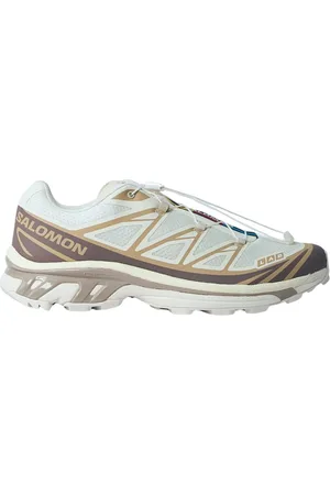 Salomon Buty, Mężczyzna, Beżowy, 39 EU, Lekkie X-T 6 Sneakers z Quicklace™
