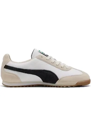 PUMA Buty, Mężczyzna, Biały, 44 EU, Skóra, Retro Białe & Czarne Sneakersy