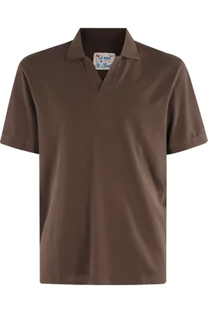 MC2 SAINT BARTH Koszulki, Mężczyzna, brązowy, XL, Brązowy Polo Piquet