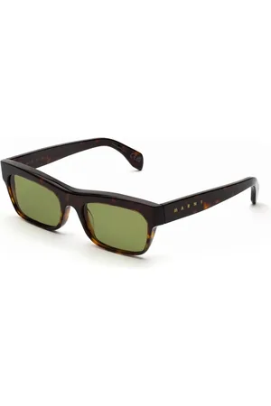 Marni Akcesoria, unisex, brązowy, ONE SIZE, Brązowe Okulary Przeciwsłoneczne Stylowe Unisex Okulary
