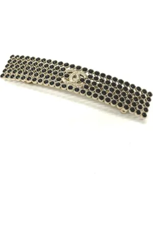 CHANEL Pre-owned, Kobieta, Czarny, ONE SIZE, Pre-owned Metal hair-accessories