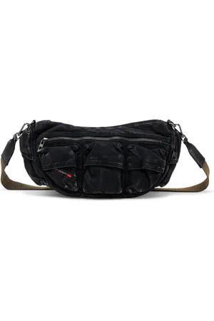 Diesel Pre-owned, Kobieta, Czarny, ONE SIZE, Stylowe Torby na Ramię z Wieloma Kieszeniami