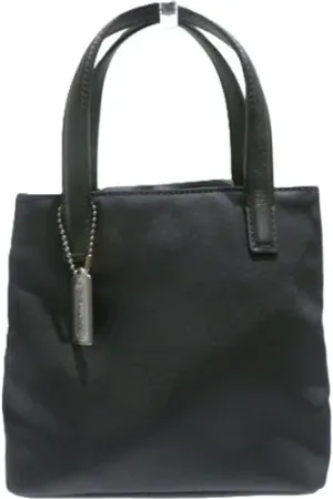 Coach Pre-owned, Kobieta, Czarny, ONE SIZE, Nylon, Pre-owned Canvas handbags