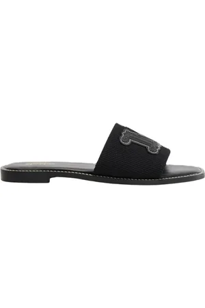 Max Mara Buty, Kobieta, Czarny, 40 EU, Czarne letnie sandały plażowe dla kobiet