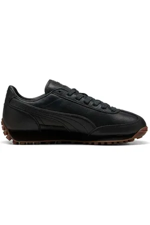 PUMA Buty, Mężczyzna, Czarny, 40 EU, Len, Retro Skórzane Sneakersy