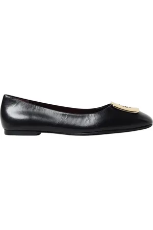 Tory Burch Buty, Kobieta, Czarny, 36 EU, Klasyczne Czarne Baletki