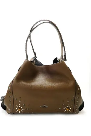 Coach Pre-owned, Kobieta, brązowy, ONE SIZE, Pre-owned skórzane torby na ramię