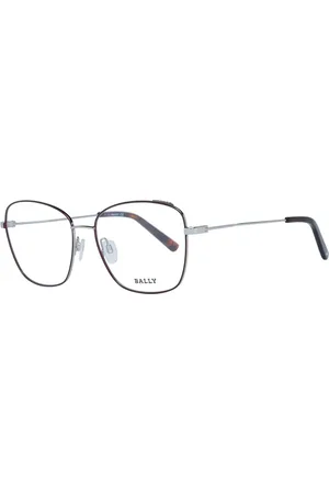 Bally Akcesoria, Kobieta, brązowy, ONE SIZE, Burgundzkie Okulary Optyczne Kwadratowe Damskie