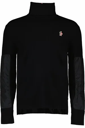 Moncler Swetry, Mężczyzna, Czarny, S, Stylowy Sweter dla Mężczyzn i Kobiet