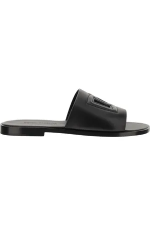 Dolce & Gabbana Buty, Mężczyzna, Czarny, 41 EU, Czarne sandały