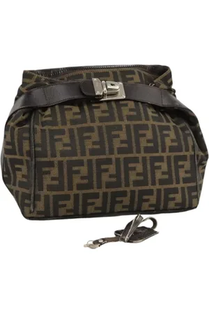 Fendi Pre-owned, Kobieta, brązowy, ONE SIZE, Skóra, Pre-owned Canvas handbags