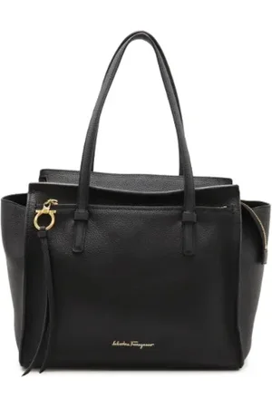 Salvatore Ferragamo Pre-owned, Kobieta, Czarny, ONE SIZE, Skóra, Pre-owned Leather totes