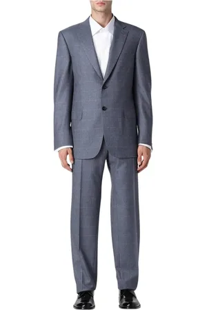 BRIONI Garnitury, Mężczyzna, Szary, L, Elegancki Dwuczęściowy Garnitur