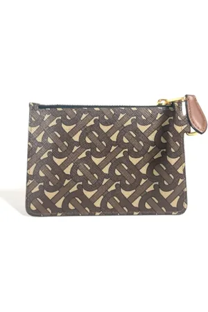 Burberry Pre-owned, Kobieta, brązowy, ONE SIZE, Skóra, Pre-owned skórzane portfele