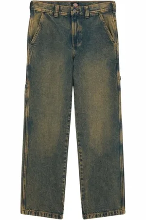 Dickies Jeansy, Mężczyzna, Niebieski, W31, Żółte Jeansyy dla Mężczyzn