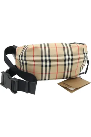 Burberry Pre-owned, Kobieta, Beżowy, ONE SIZE, Skóra, Pre-owned Leather crossbody-bags