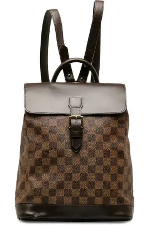 LOUIS VUITTON Pre-owned, Kobieta, brązowy, ONE SIZE, Skóra, Pre-owned Canvas backpacks