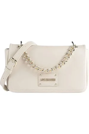Moschino Torebki, Kobieta, Biały, ONE SIZE, Stylowa torba z ekoskóry