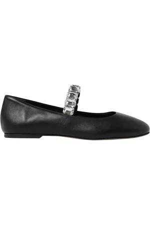 Casadei Buty, Kobieta, Czarny, 37 EU, Eleganckie Crystal Ballerina Flats