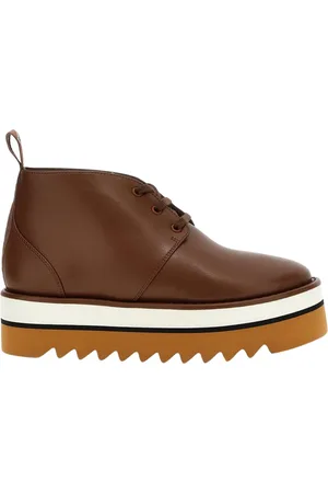 Stella McCartney Buty, Kobieta, brązowy, 39 EU, Czarne Skórzane Chelsea Botki