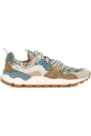 Flower Mountain Buty, Kobieta, Wielobarwność, 39 EU, Zamsz, Wielokolorowe Sneakersy z Wkładkami z Zamszu
