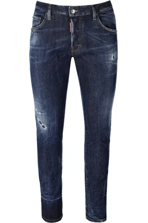 Dsquared2 Jeansy, Mężczyzna, Niebieski, L, Bawełna, Skater Jeansy - Slim Fit