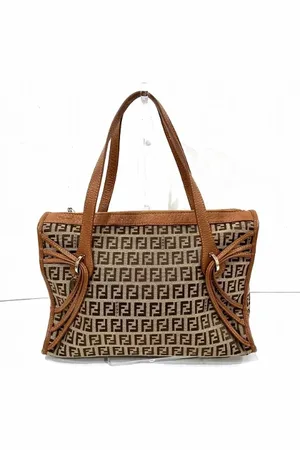 Fendi Pre-owned, Kobieta, brązowy, ONE SIZE, Skóra, Pre-owned Canvas handbags