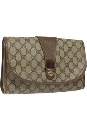 Gucci Pre-owned, Kobieta, Beżowy, ONE SIZE, Skóra, Pre-owned Leather clutches
