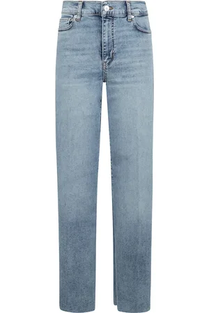 Frame Jeansy, Kobieta, Niebieski, W30, Palazzo Slim Jeansy z Pięcioma Kieszeniami