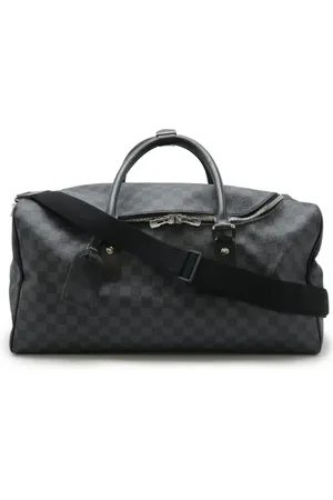 LOUIS VUITTON Pre-owned, unisex, Czarny, ONE SIZE, Pre-owned Canvas travel-bags