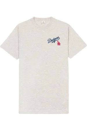 Sporty & Rich Koszulki, Kobieta, Szary, XS, T-shirt z Graficznym Nadrukiem i Odkrytym Dekoltem
