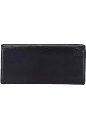 Loewe Pre-owned, Kobieta, Czarny, ONE SIZE, Skóra, Pre-owned skórzane portfele