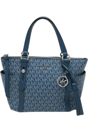 Michael Kors Pre-owned, Kobieta, Niebieski, ONE SIZE, Pre-owned Leather totes