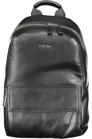 Calvin Klein Torebki, Mężczyzna, Czarny, ONE SIZE, Stylowy Czarny Plecak z Poliestru