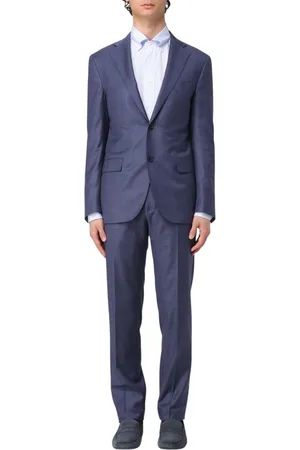 corneliani Garnitury, Mężczyzna, Niebieski, M, Niebieski Elegancki Męski Garnitur