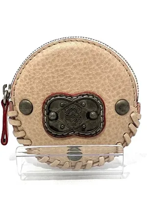 Loewe Pre-owned, Kobieta, Różowy, ONE SIZE, Skóra, Pre-owned skórzane portfele