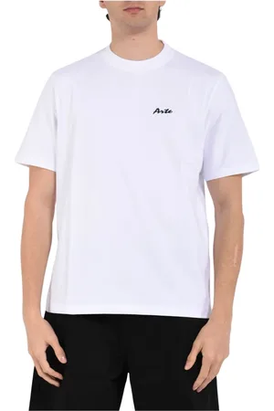 Arte Antwerp Koszulki, Mężczyzna, Biały, 3XL, Bawełna, T-shirt z nadrukiem Elements