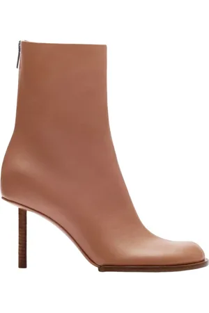 Jacquemus Buty, Kobieta, Beżowy, 39 EU, Beżowe botki Rond Carre
