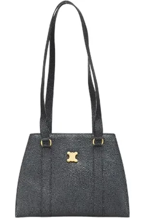 Céline Pre-owned, Kobieta, Czarny, ONE SIZE, Skóra, Pre-owned skórzane torby na ramię