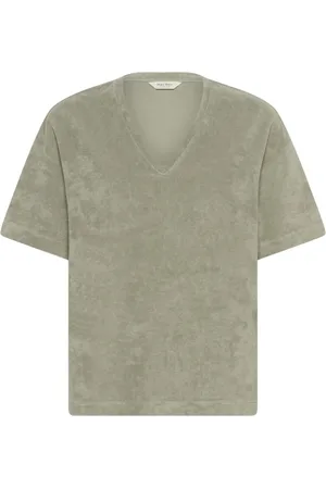 Part Two Koszulki, Kobieta, Zielony, 2XL, Vetiver T-shirt z dekoltem w serek