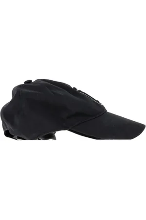 Burberry Pre-owned, Kobieta, Czarny, ONE SIZE, Bawełna, Pre-owned Cotton hats