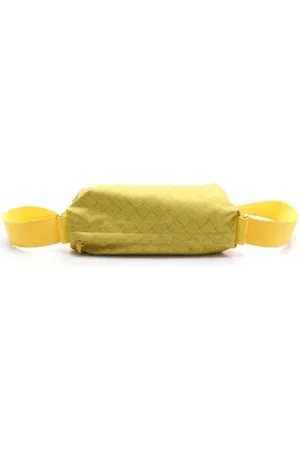 Bottega Veneta Pre-owned, Kobieta, Żółty, ONE SIZE, Pre-owned Canvas crossbody-bags