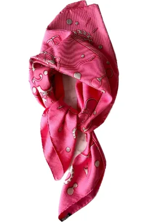 Hermès Pre-owned, Kobieta, Różowy, ONE SIZE, Pre-owned Silk scarves
