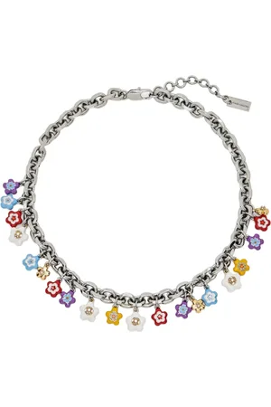 Marc Jacobs Akcesoria, Kobieta, Wielobarwność, ONE SIZE, Wisiorek w kształcie gwiazdy na łańcuszku