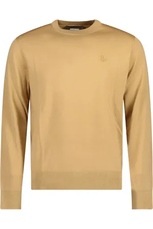 Dsquared2 Swetry, Mężczyzna, brązowy, L, Stylowy Sweter Pullover dla Mężczyzn