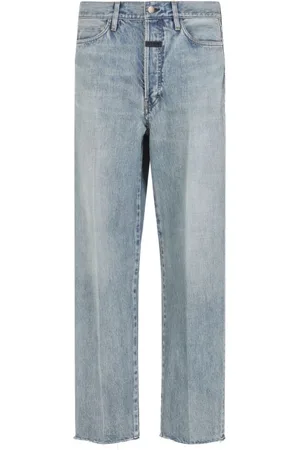 FEAR OF GOD Jeansy, Mężczyzna, Niebieski, W31, Indigo Jeansy z Logo