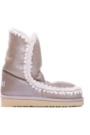 Mou Buty, Kobieta, Beżowy, 41 EU, Zamsz, Beżowe Zimowe Buty